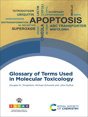 cover image of Glossary of Terms Used in Molecular Toxicology